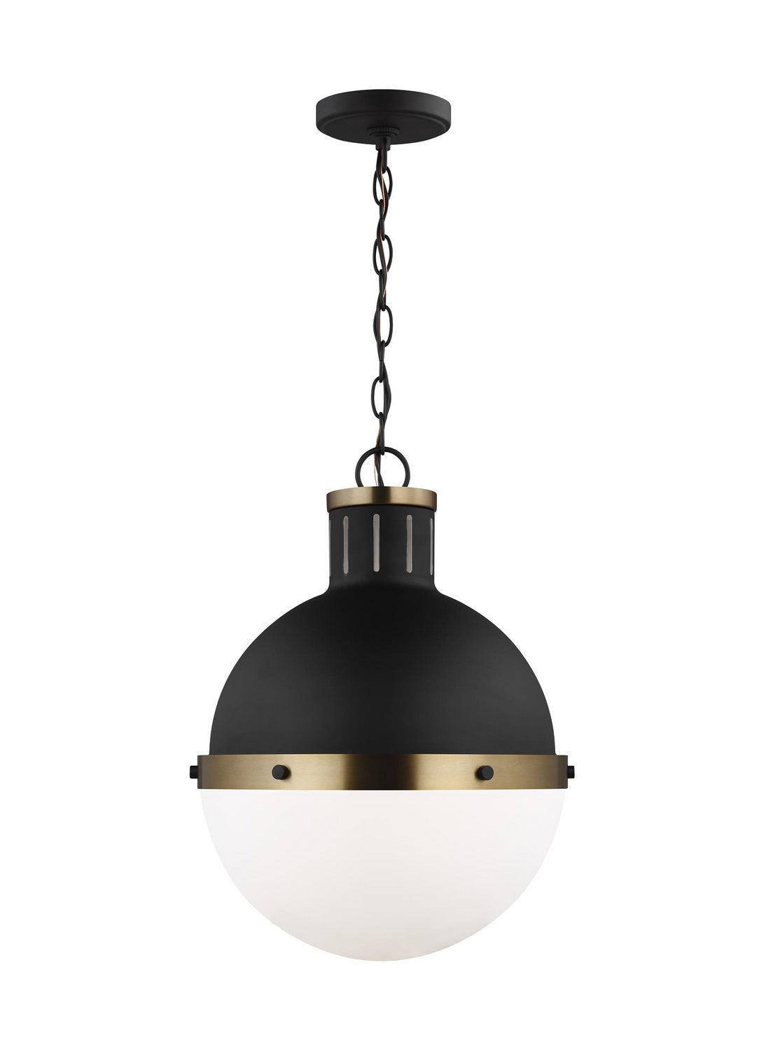 Hanks One Light Pendant in Midnight Black