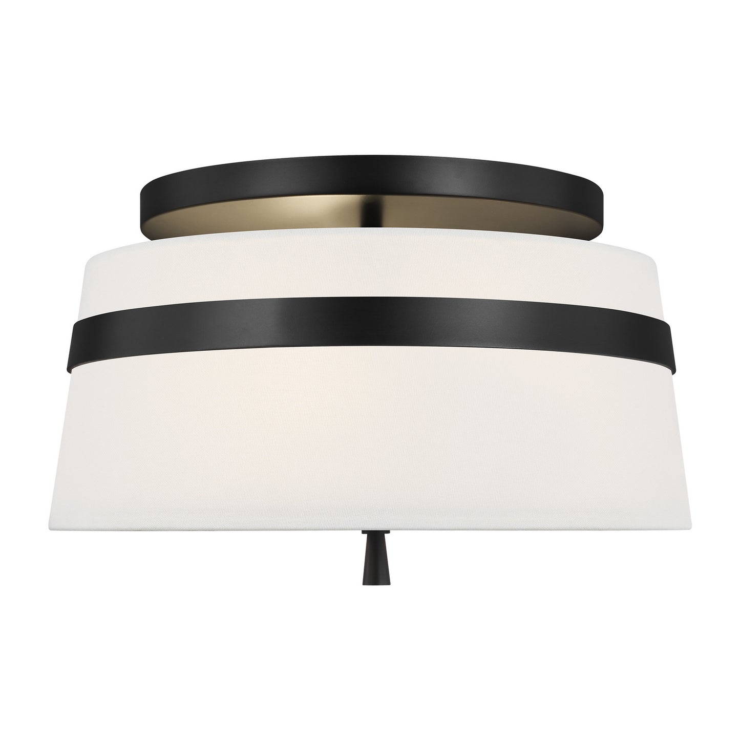 Cordtlandt Three Light Semi-Flush Mount in Aged Iron