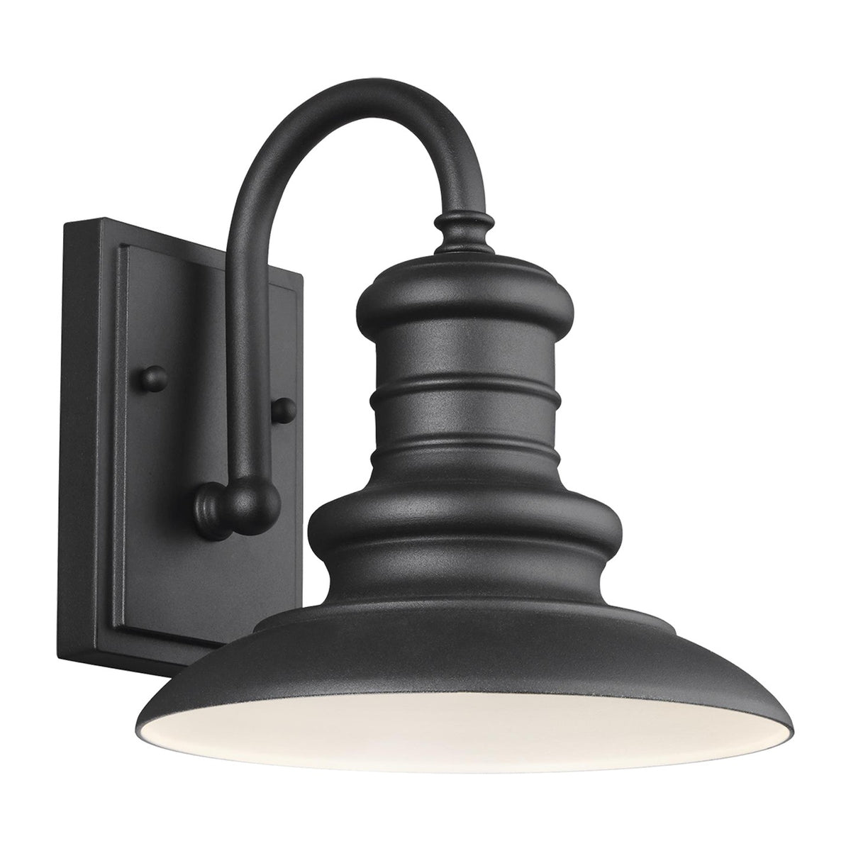 Generation Lighting - OL8600TXB/T - One Light Outdoor Wall Lantern - Redding Station - Textured Black