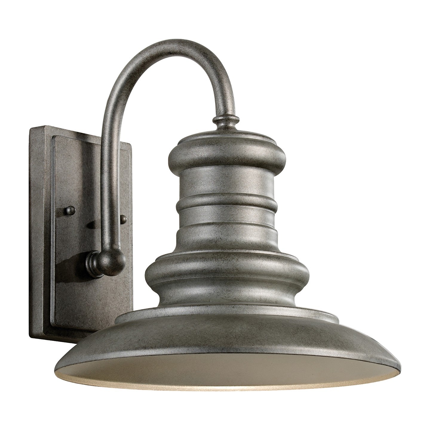 Generation Lighting - OL8601TRD/T - One Light Outdoor Wall Lantern - Redding Station - Tarnished Silver
