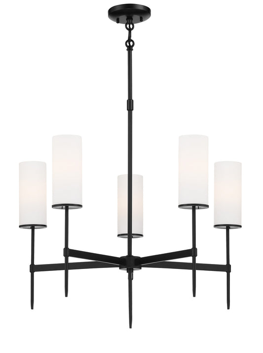First Avenue Five Light Chandelier in Coal