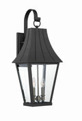 Chateau Grande Two Light Outdoor Lantern in Sand Coal w/Gold