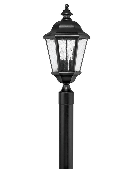 Edgewater LED Post Top or Pier Mount Lantern in Black