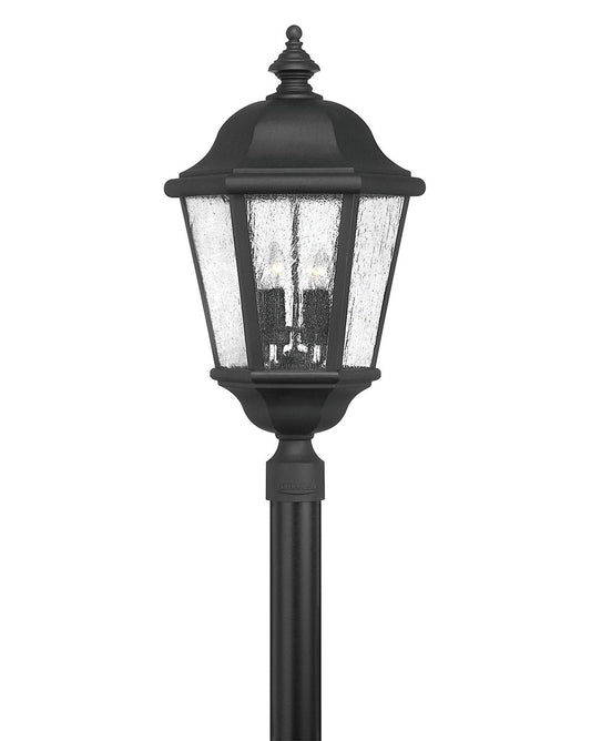 Edgewater LED Post Top or Pier Mount Lantern in Black