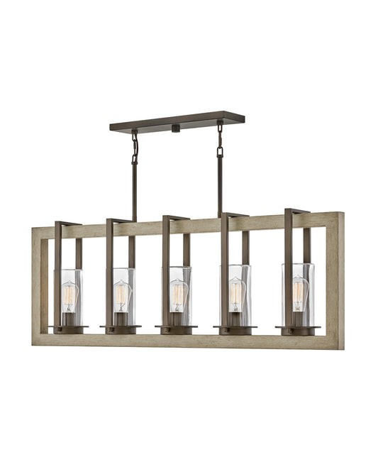 Riverwood LED Chandelier in Warm Bronze