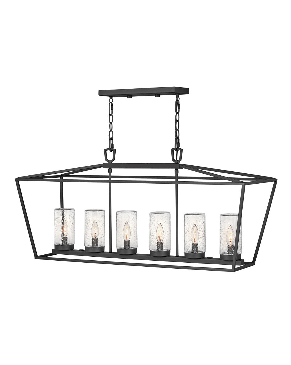 Alford Place LED Chandelier in Museum Black