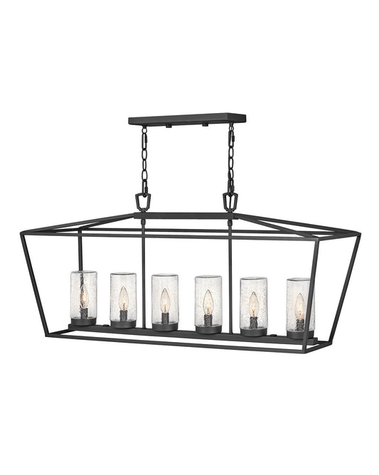 Alford Place LED Chandelier in Museum Black