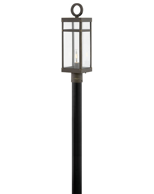 Porter LED Post Top or Pier Mount Lantern in Oil Rubbed Bronze