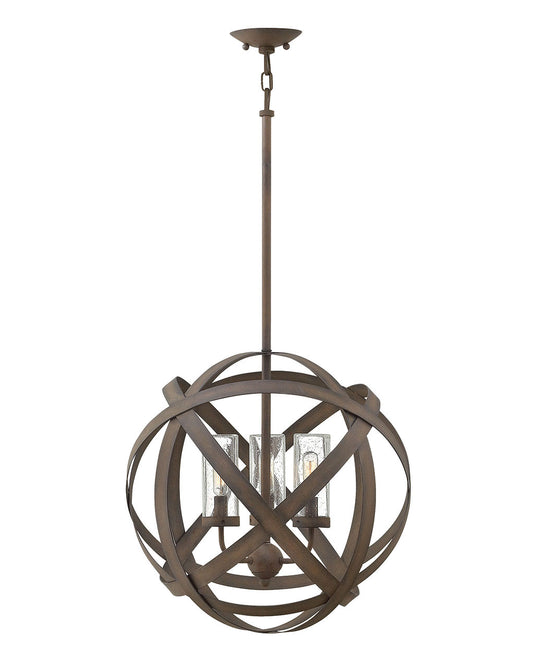 Carson LED Chandelier in Vintage Iron