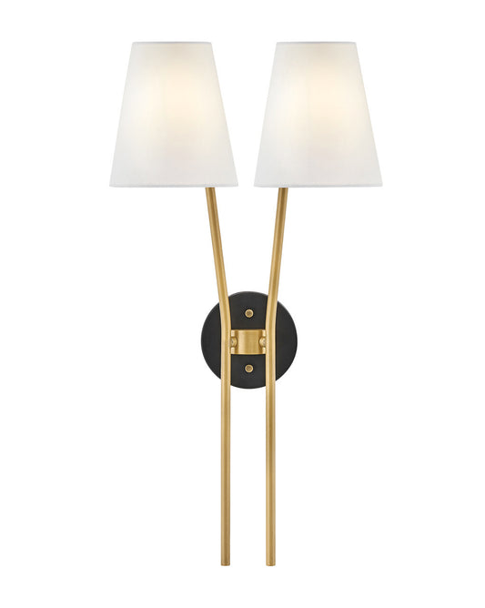 Aston LED Wall Sconce in Heritage Brass