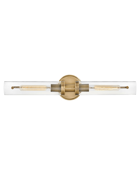 Vaughn LED Vanity in Heritage Brass