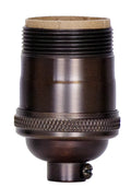 Satco - 80-2423 - Short Keyless Socket - Dark Antique Brass