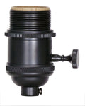 4 Pc On/Off T/K Cast Socket in Black