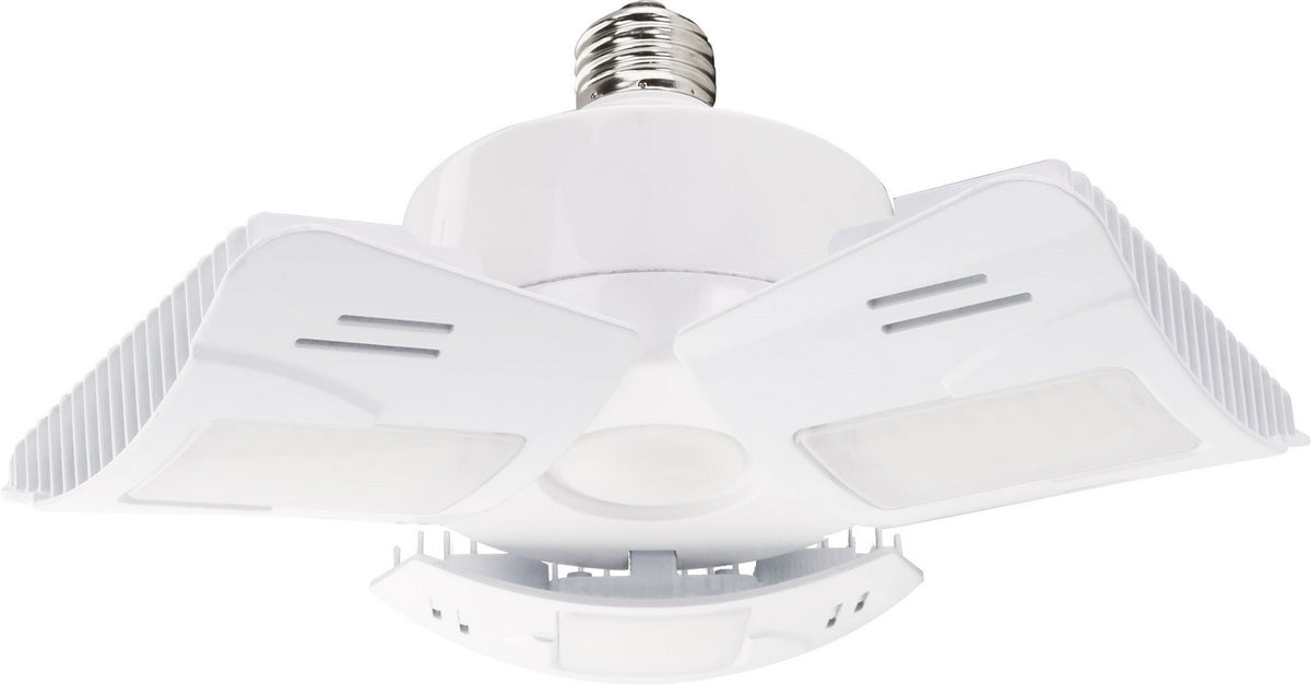 (4-Pack) Satco S13118 60W LED Corn Cob Bulb, E26 Base, 4000K, 5880 Lumens, Clear