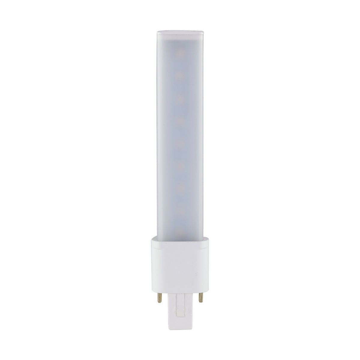 Satco 4.5W PL LED Bulb – G23 Base, 450 Lumens, 3500K Neutral White, 6-Pack (S18402)