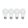 (4-Pack) Satco S39597 9.5W LED A19 A-Shape Bulb, E26 Base, 5000K, 800 Lumens, Frost