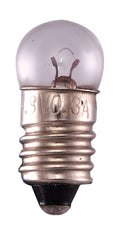 (4-Pack) Satco S7898 1.44W Incandescent G3.5 Globe Bulb, E10 Base, Clear