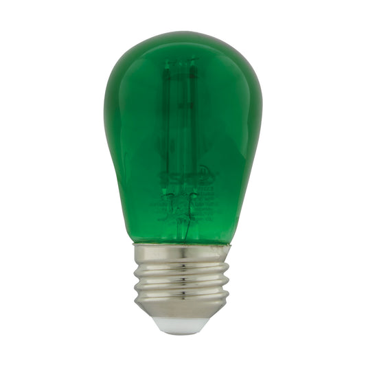 (4-Pack) Light Bulb in Transparent Green