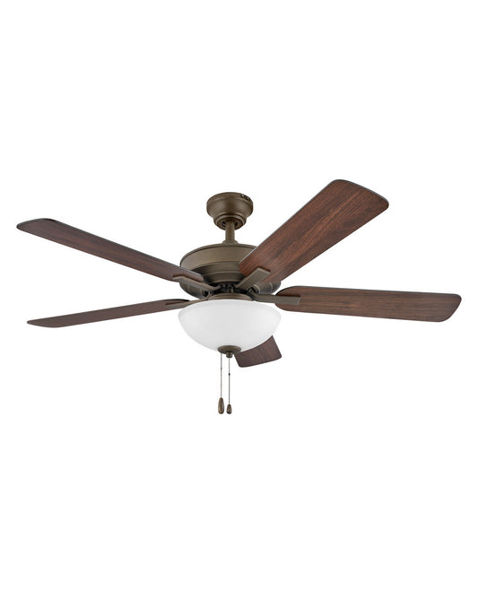 Metro Illuminated 52"Ceiling Fan in Metallic Matte Bronze