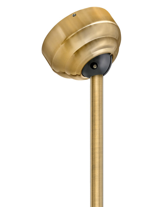 Sloped Ceiling Kit Sloped Ceiling Canopy Kit in Heritage Brass