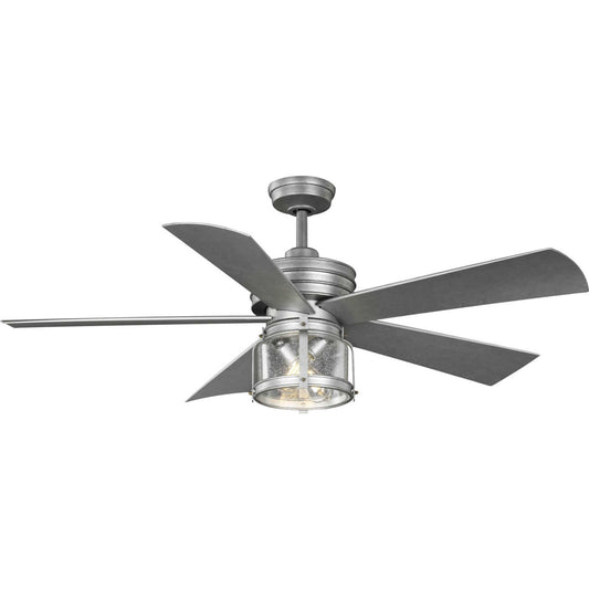 Progress Lighting - P250011-141-WB - 56" Ceiling Fan - Midvale - Galvanized