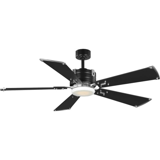 Progress Lighting - P250021-031-30 - 56" Ceiling Fan - Glenfalls - Matte Black