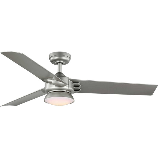 Progress Lighting - P250062-152-30 - 52"Ceiling Fan - Edwidge - Painted Nickel