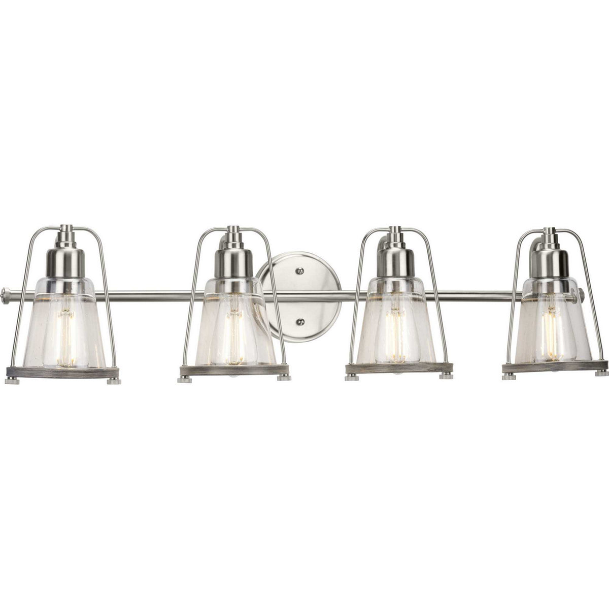 Progress Lighting - P300298-009 - Four Light Bath Bracket - Conway - Brushed Nickel