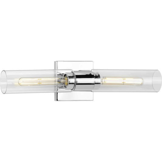 Progress Lighting - P300300-015 - Two Light Bath Bracket - Clarion - Polished Chrome