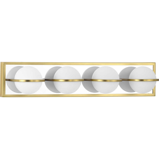 Progress Lighting - P300313-012-30 - LED Bath Bracket - Pearl LED - Satin Brass