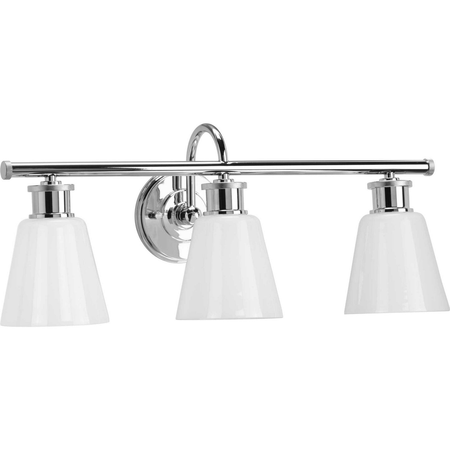 Ashford Three Light Bath Bracket in Polished Chrome