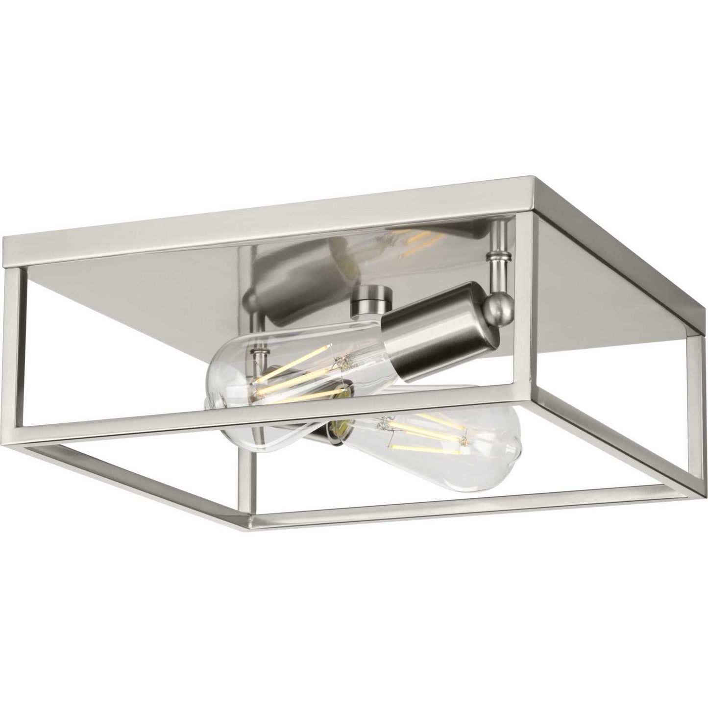 Perimeter Two Light Flush Mount in Brushed Nickel
