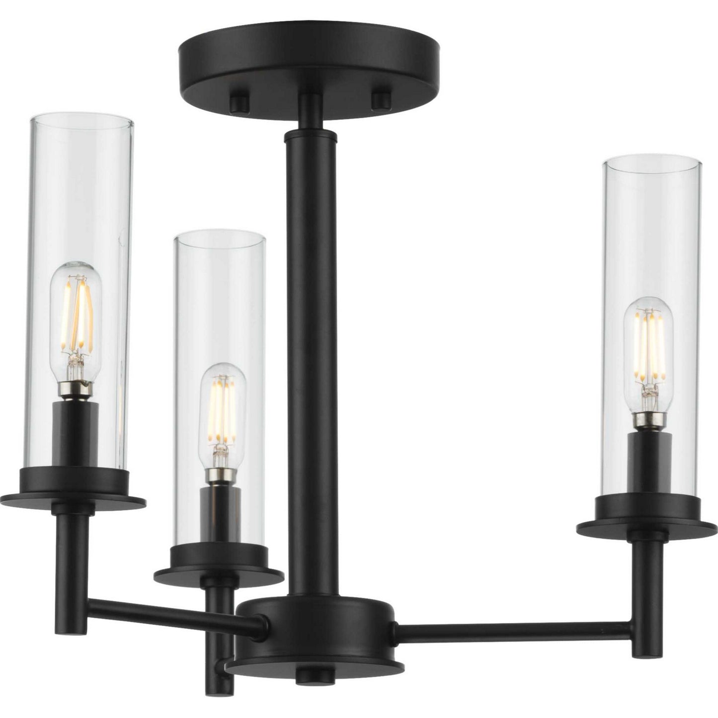 Kellwyn Three Light Chandeler in Matte Black