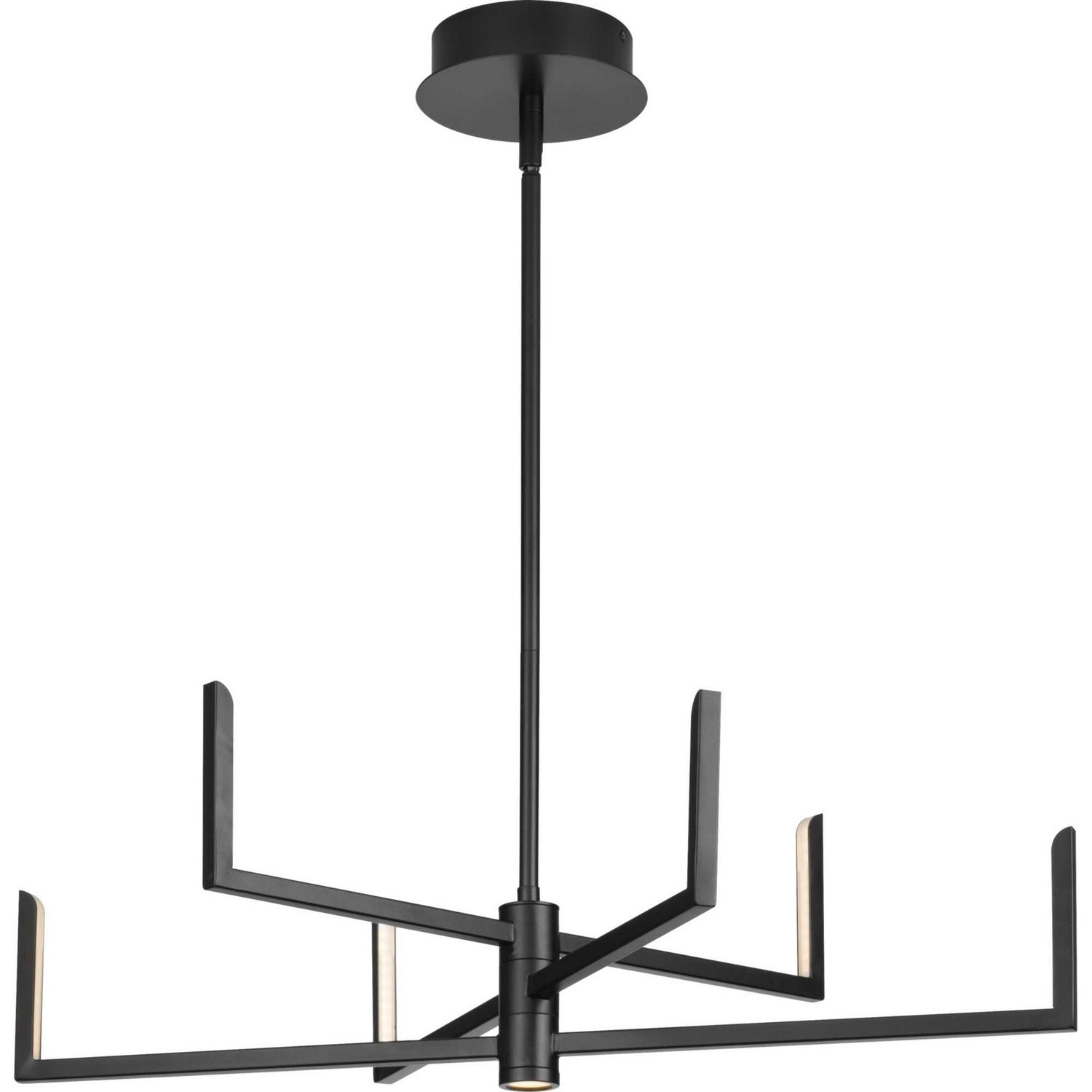 Progress Lighting - P400260-031-30 - LED Chandelier - Pivot LED - Matte Black