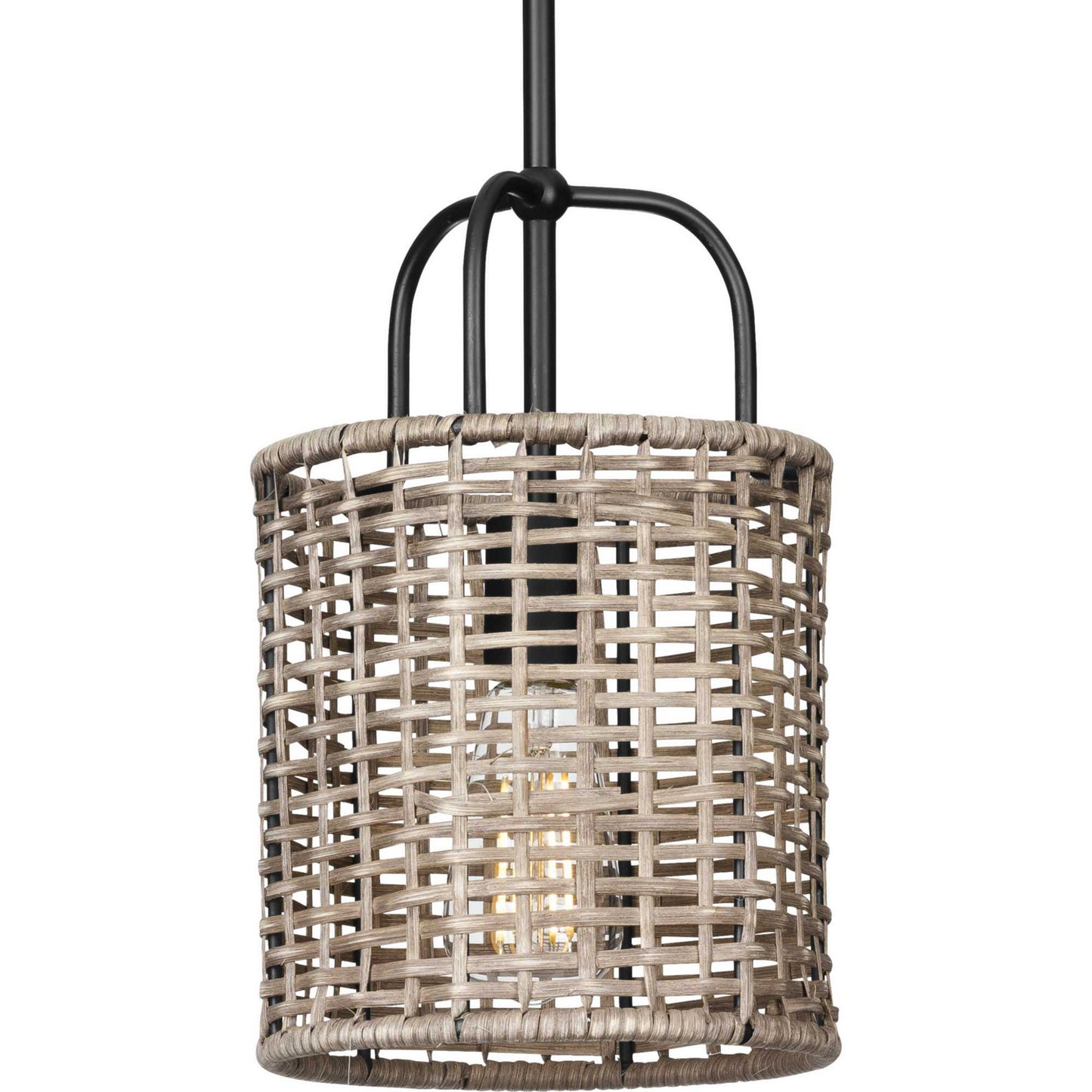 Lavelle One Light Pendant in Matte Black