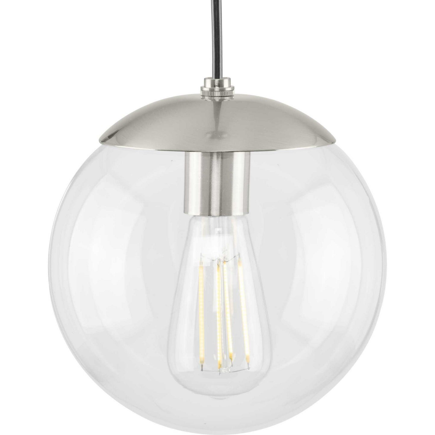 Atwell One Light Pendant in Brushed Nickel