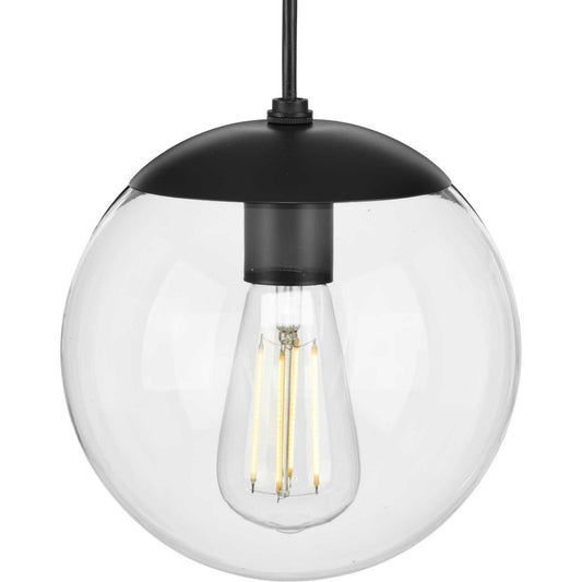 Atwell One Light Pendant in Matte Black
