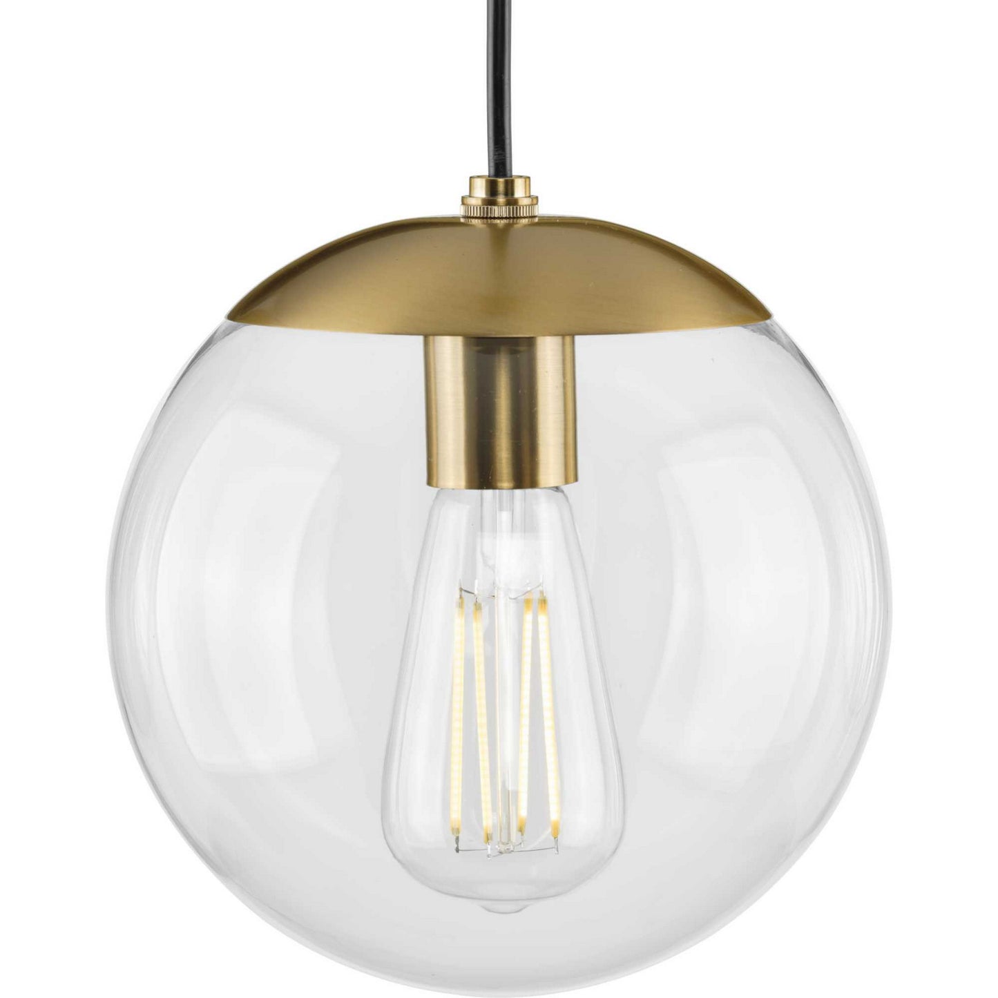 Atwell One Light Pendant in Brushed Bronze