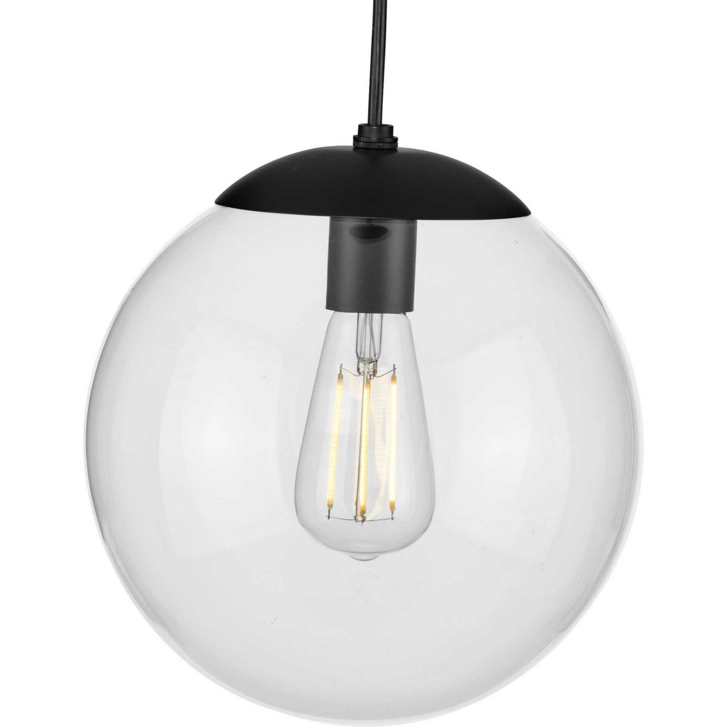 Atwell One Light Pendant in Matte Black