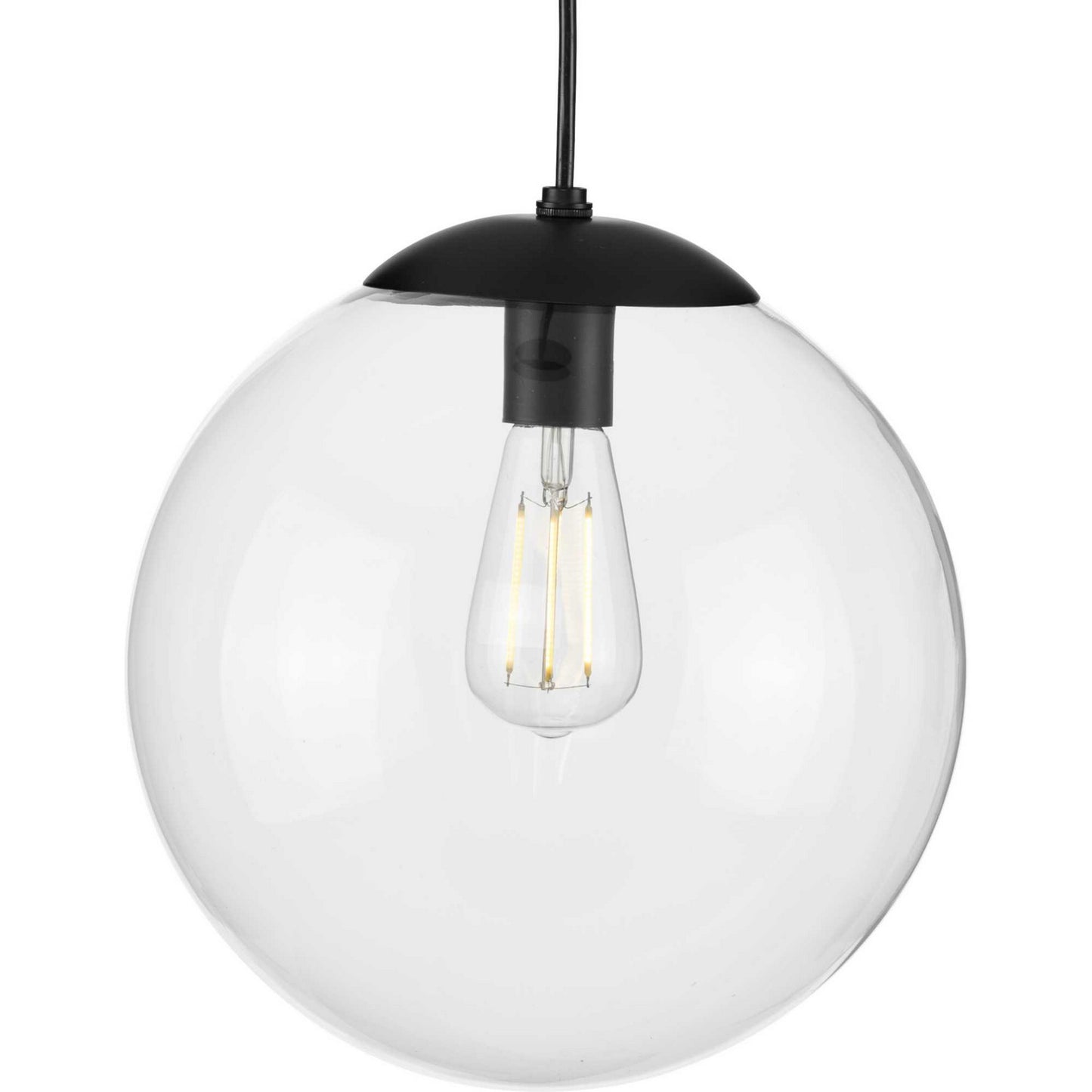 Atwell One Light Pendant in Matte Black