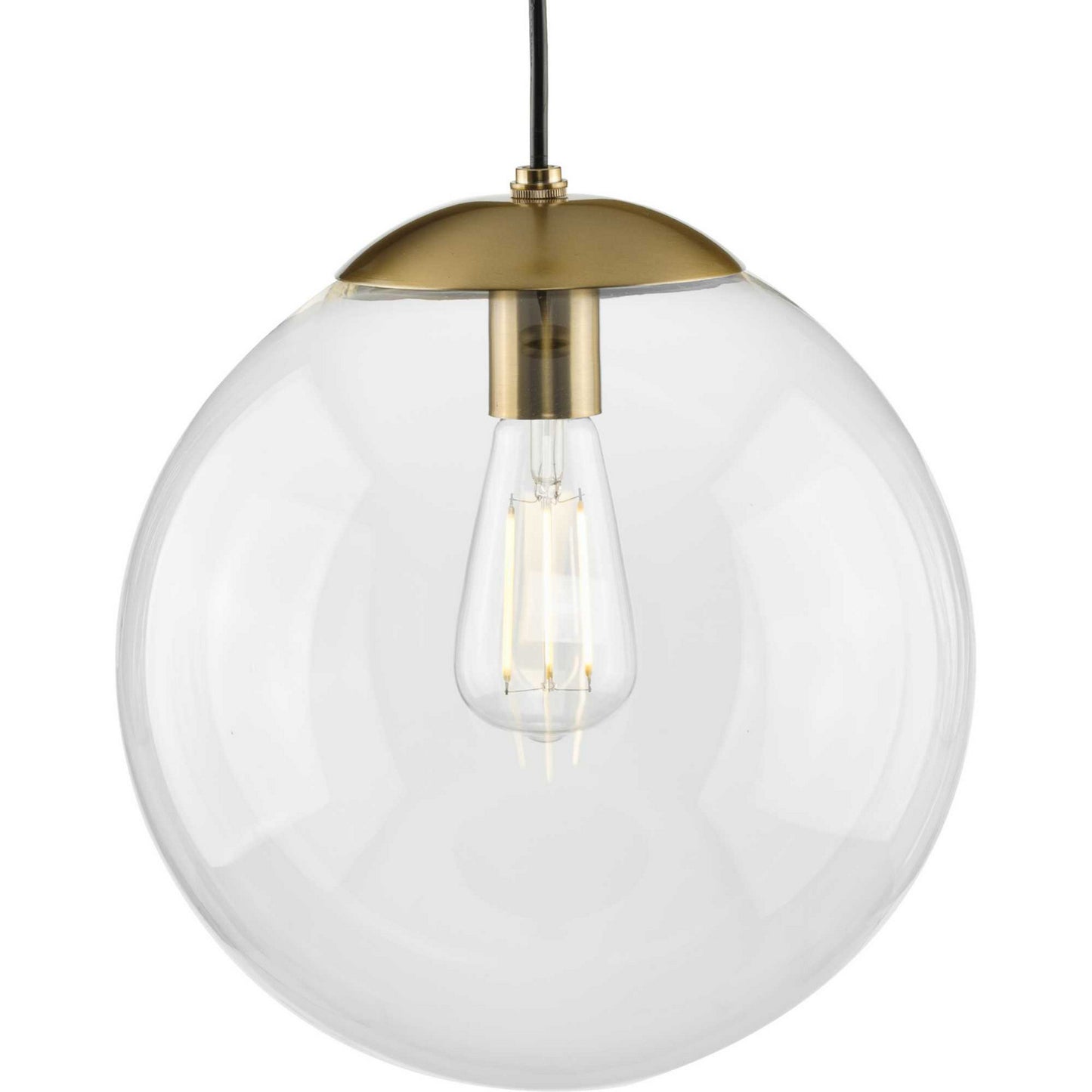 Atwell One Light Pendant in Brushed Bronze