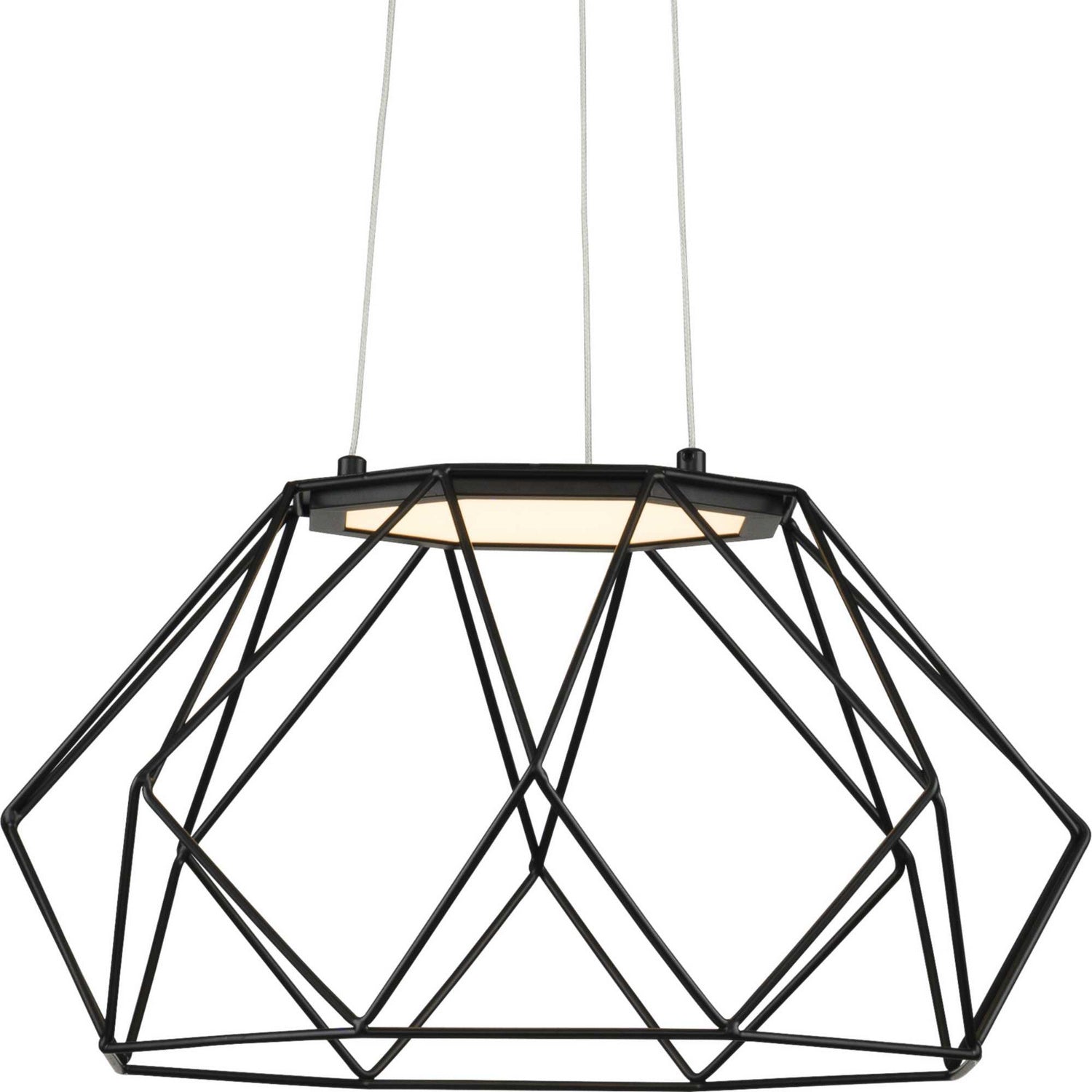 Progress Lighting - P500319-031-30 - LED Pendant - Geodesic LED - Matte Black