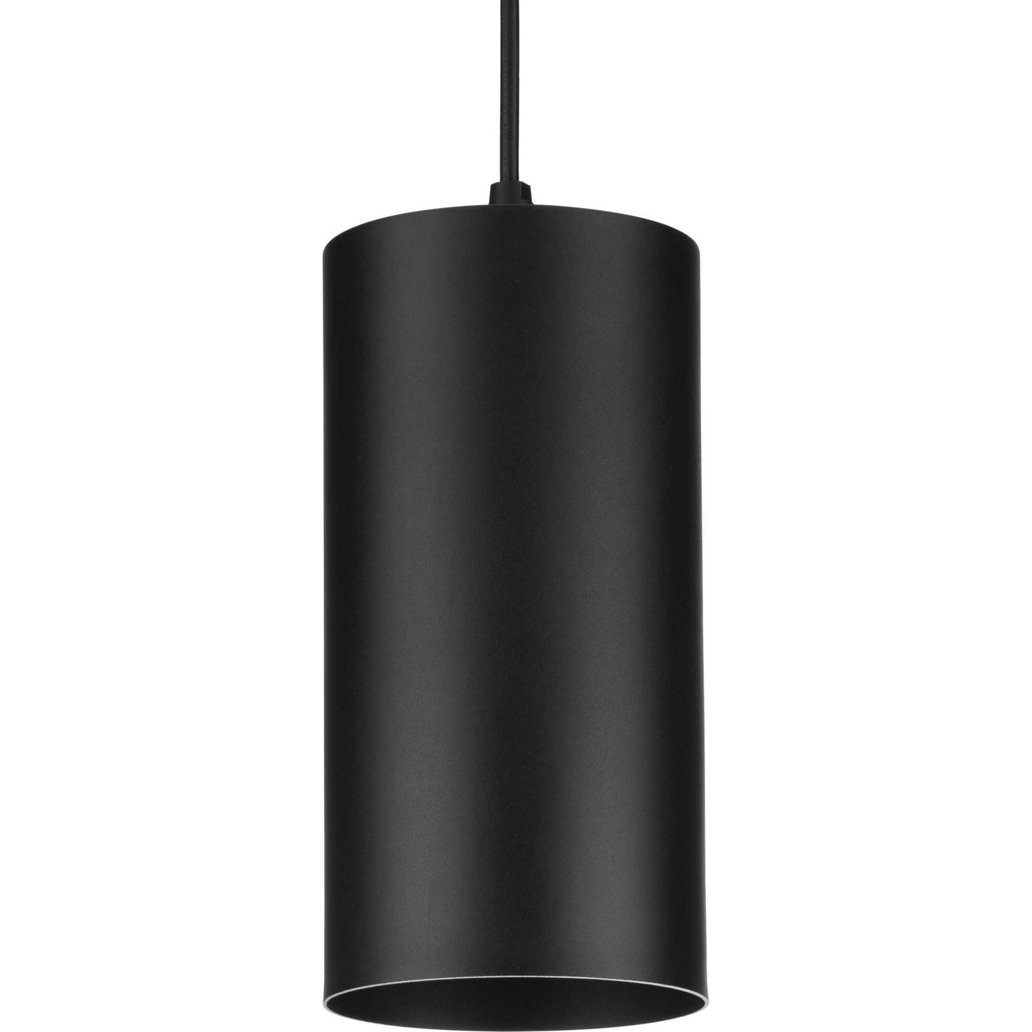 Progress Lighting - P500356-031 - One Light Pendant - 6IN CYL RNDS - Matte Black