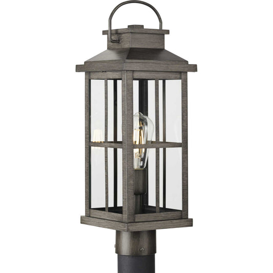 Williamston One Light Post Lantern in Antique Pewter