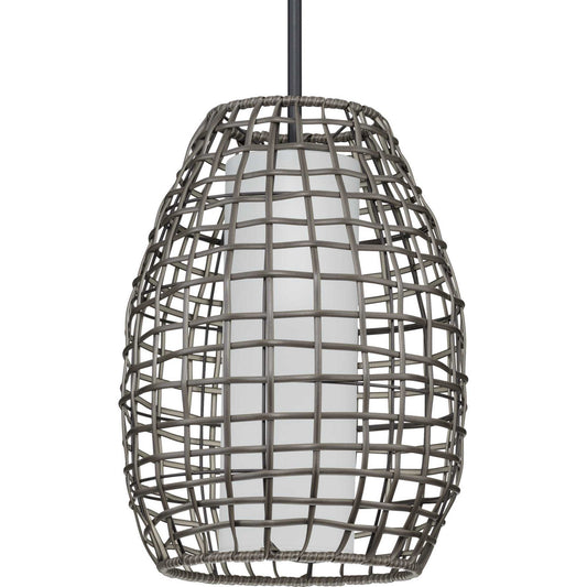 Pawley One Light Hanging Lantern in Matte Black