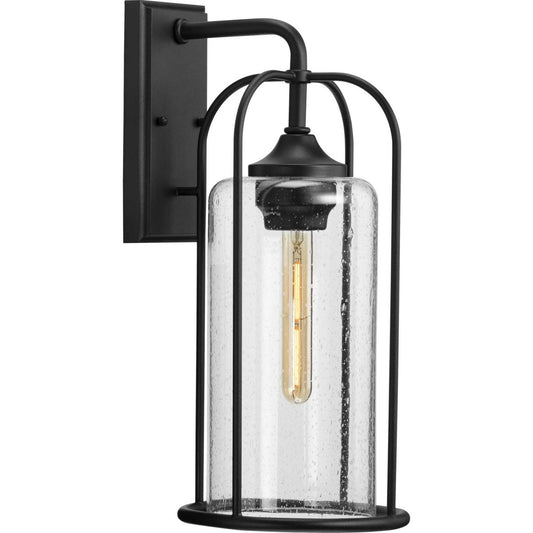 Watch Hill One Light Wall Lantern in Textured Black