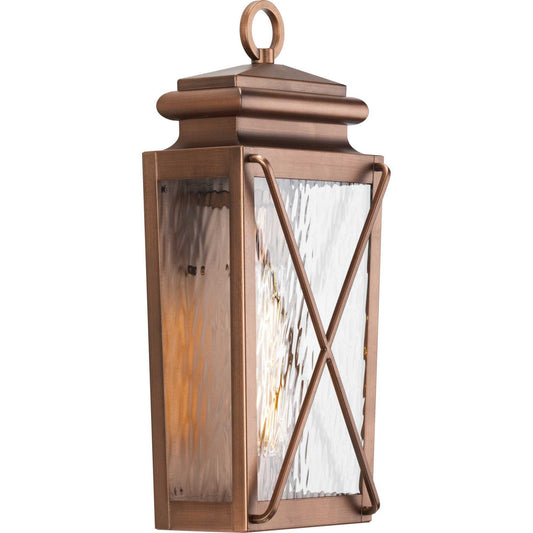 Wakeford One Light Wall Lantern in Antique Copper