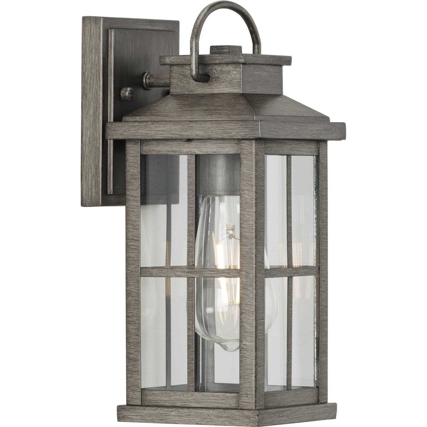 Williamston One Light Wall Lantern in Antique Pewter