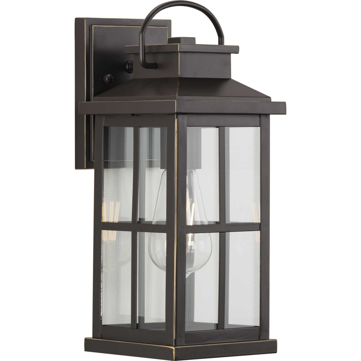 Williamston One Light Wall Lantern in Antique Bronze