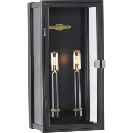 Stature Two Light Wall Lantern in Oil Rubbed Bronze